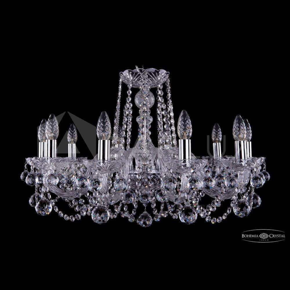 Люстра хрустальная 1402/10/240 Ni Balls Bohemia Ivele Crystal