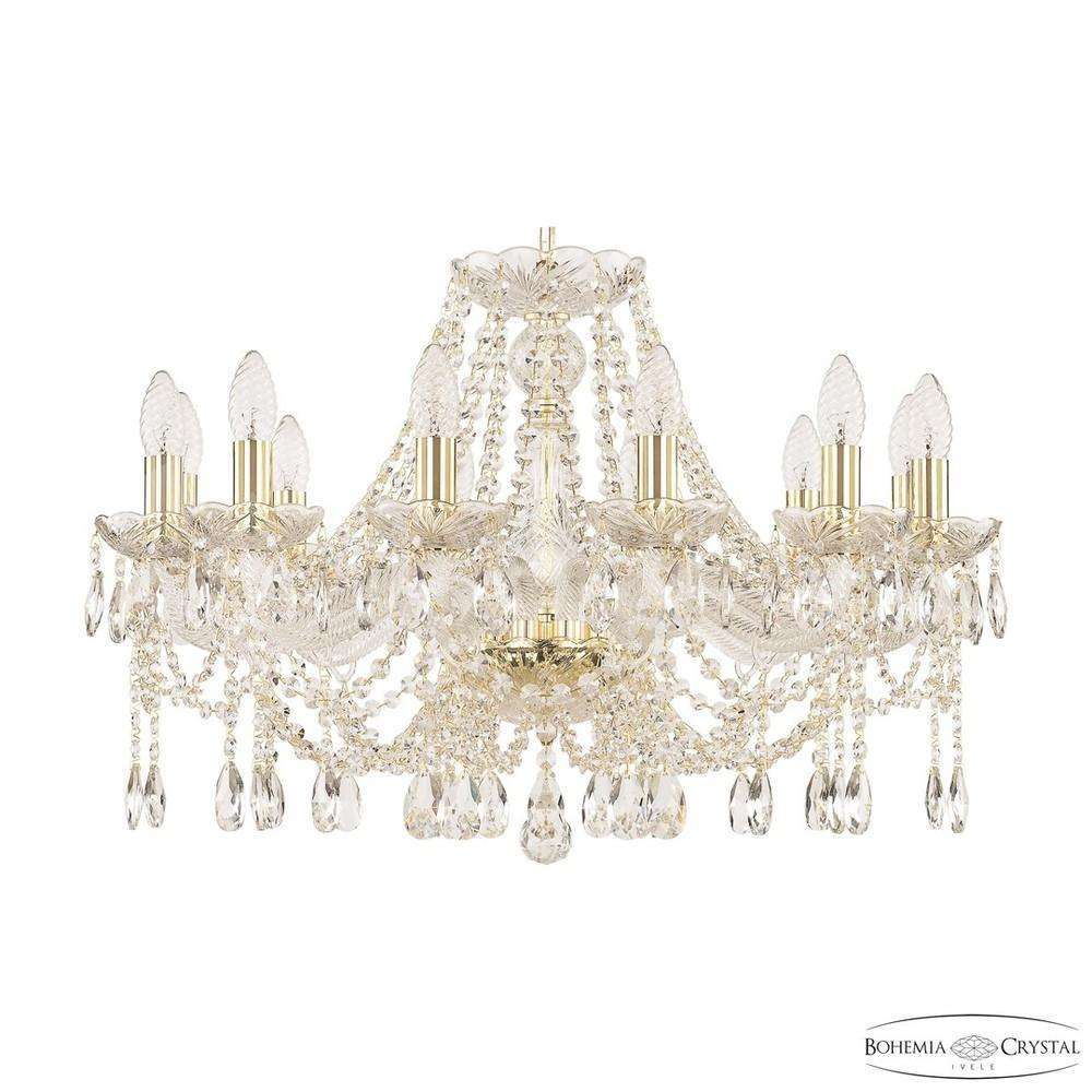 Люстра хрустальная 107/12/240 G Bohemia Ivele Crystal
