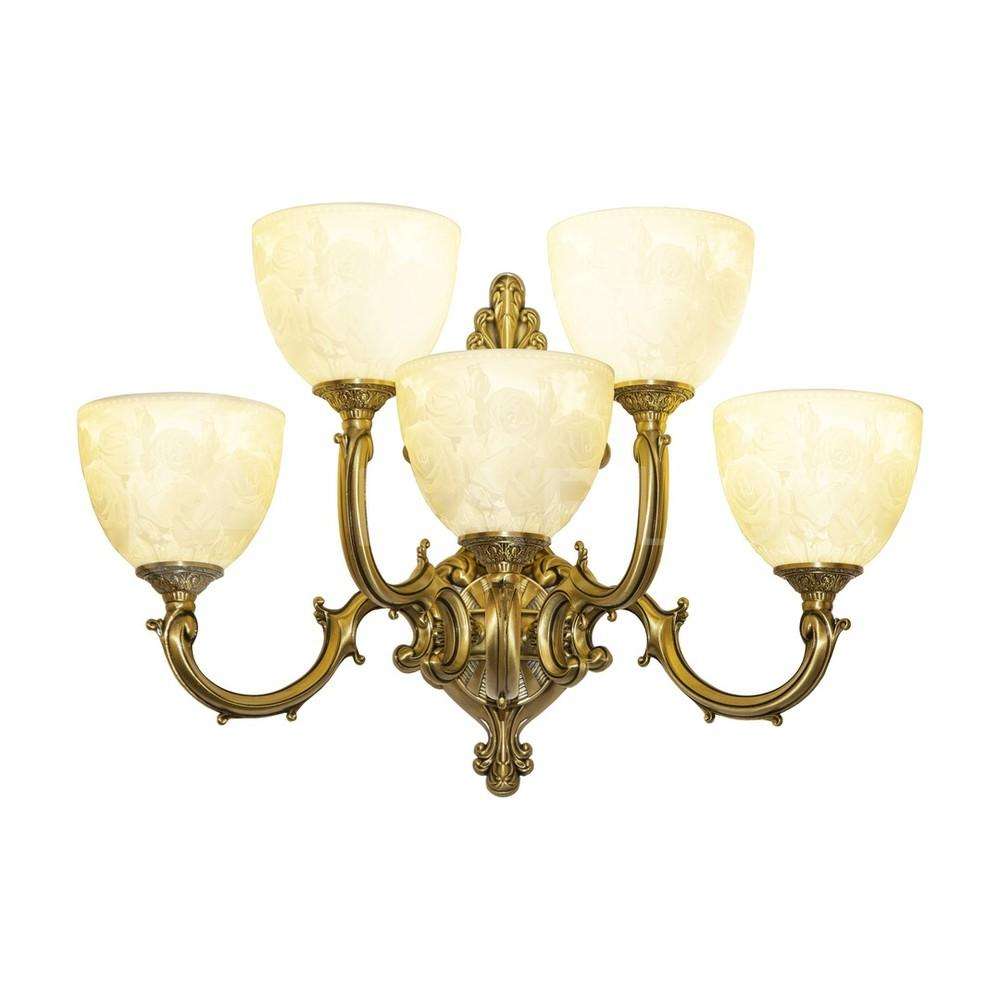 Бра бронзовые 7214B15/3+2/210 FP P1 U Rose Bohemia Ivele Crystal