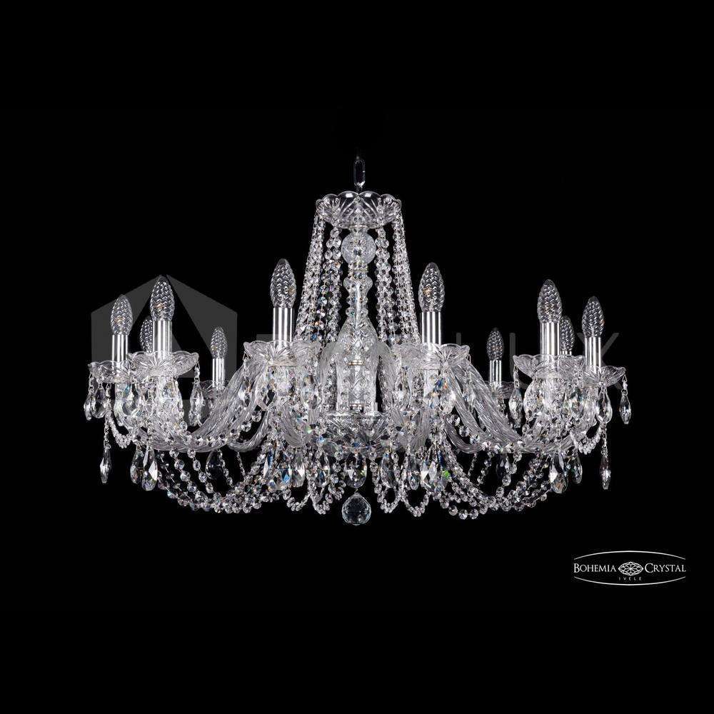 Люстра хрустальная 1402/12/300 Ni Bohemia Ivele Crystal