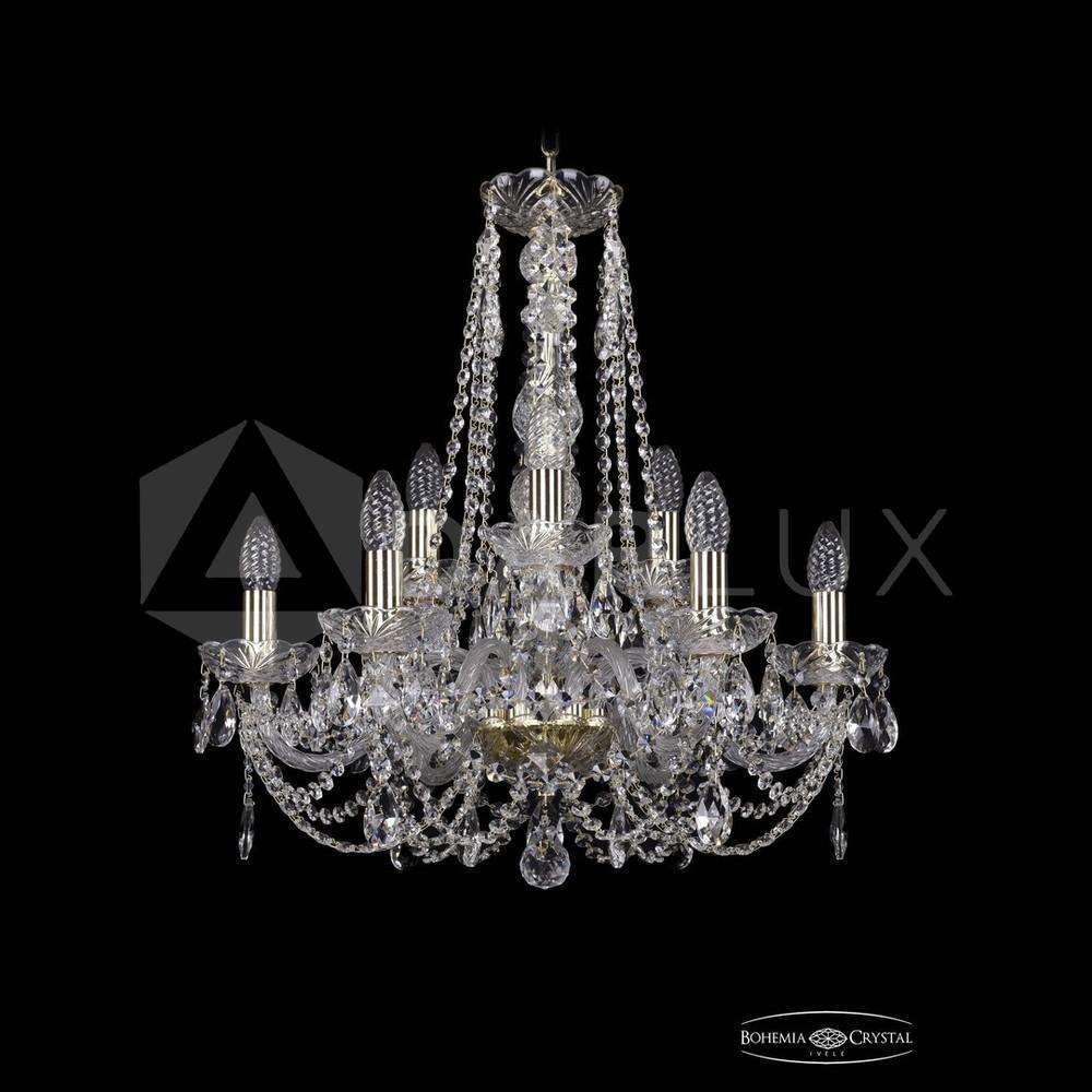 Люстра хрустальная 1406/6+3/195/h-58 G Bohemia Ivele Crystal