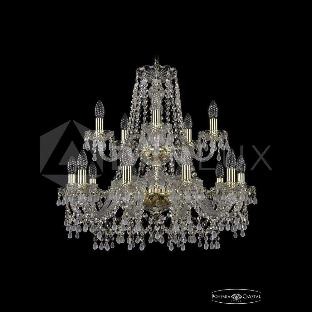 Люстра хрустальная 1410/10+5/240/2d G V0300 Bohemia Ivele Crystal