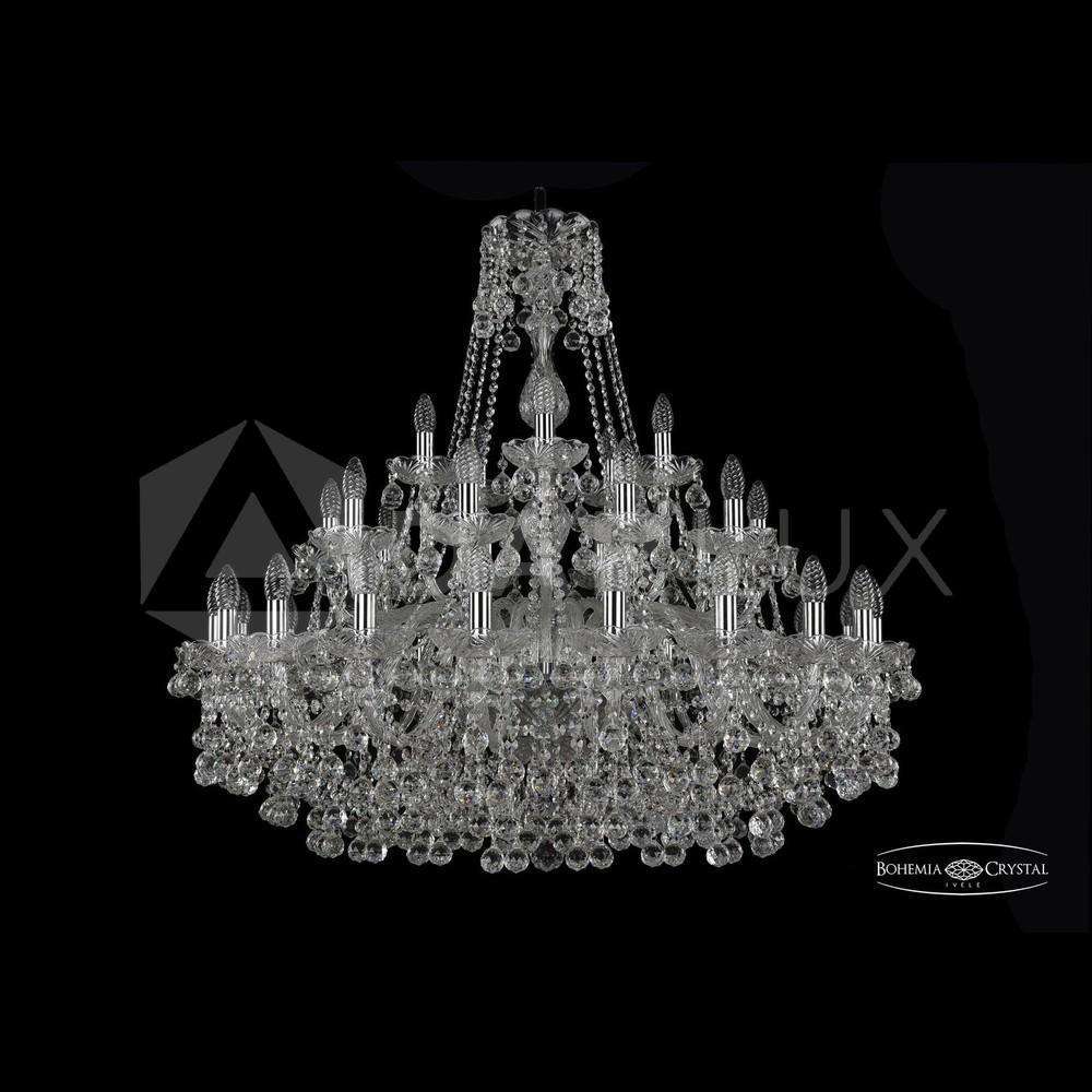 Люстра хрустальная 1409/20+10+5/360 Ni Bohemia Ivele Crystal
