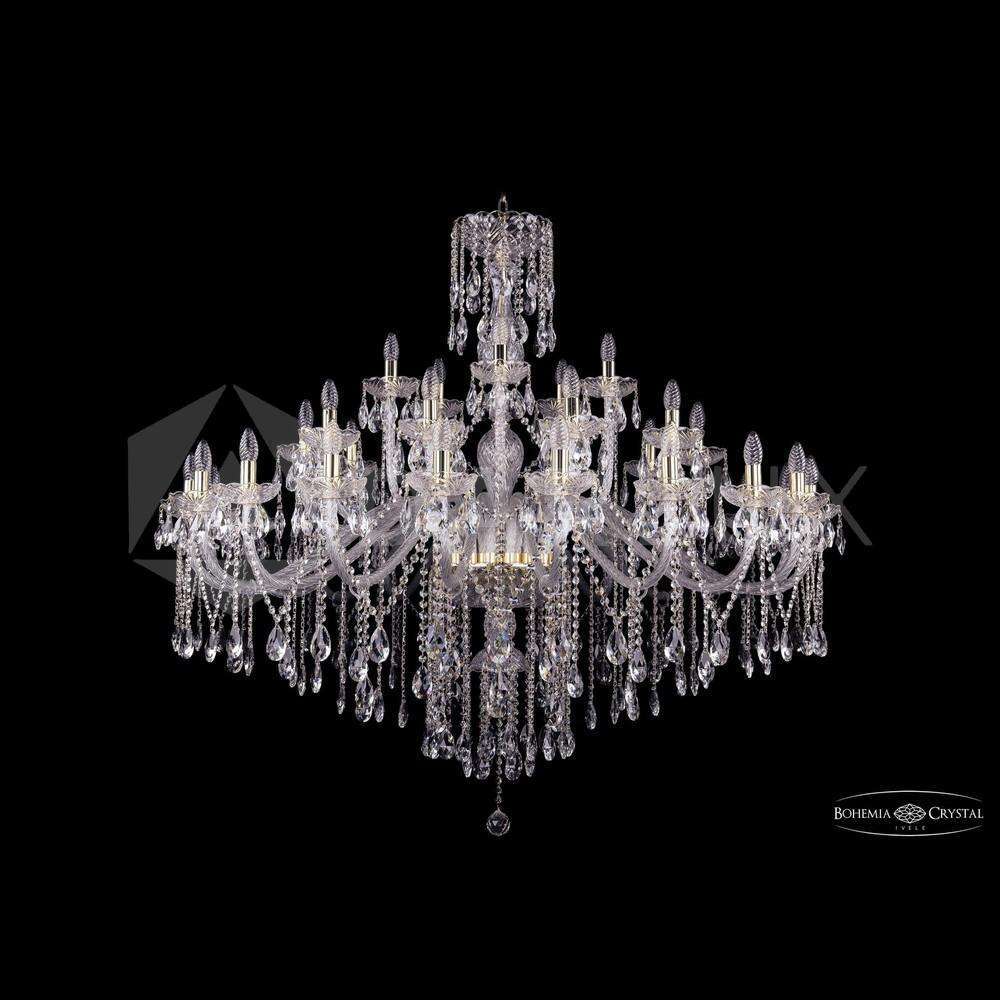 Люстра хрустальная 1415/20+10+5/530 G Bohemia Ivele Crystal
