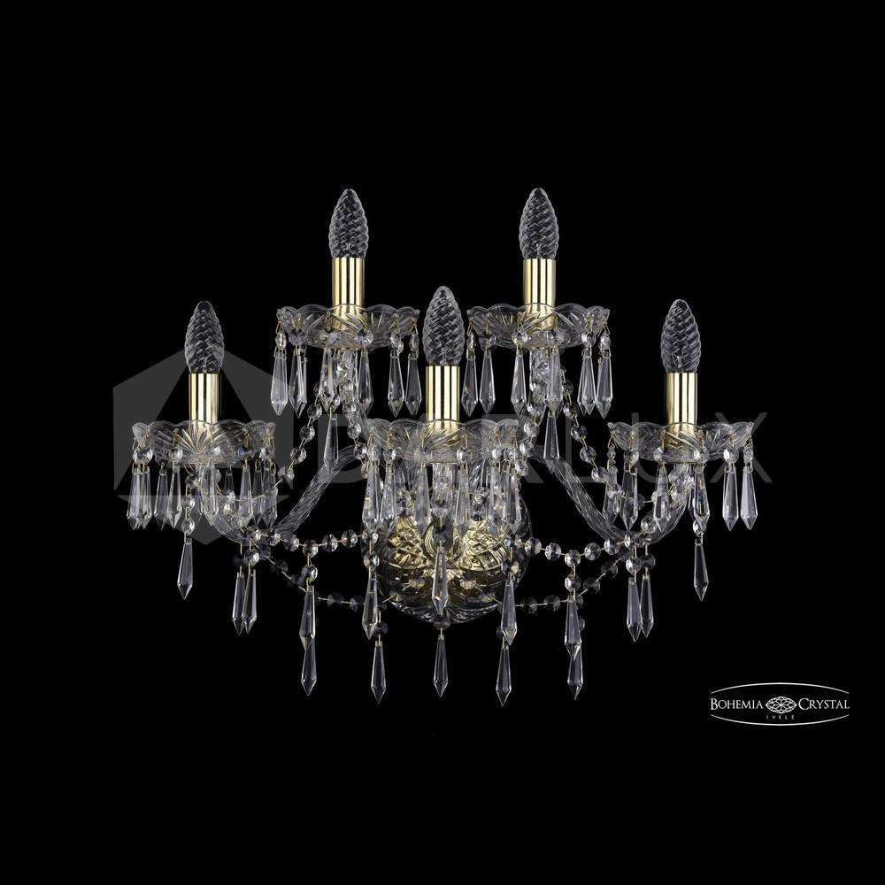 Бра хрустальные 1403B/3+2/195/XL G Bohemia Ivele Crystal