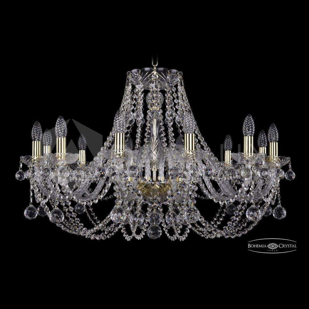 Люстра хрустальная 1406/12/300 G Balls Bohemia Ivele Crystal