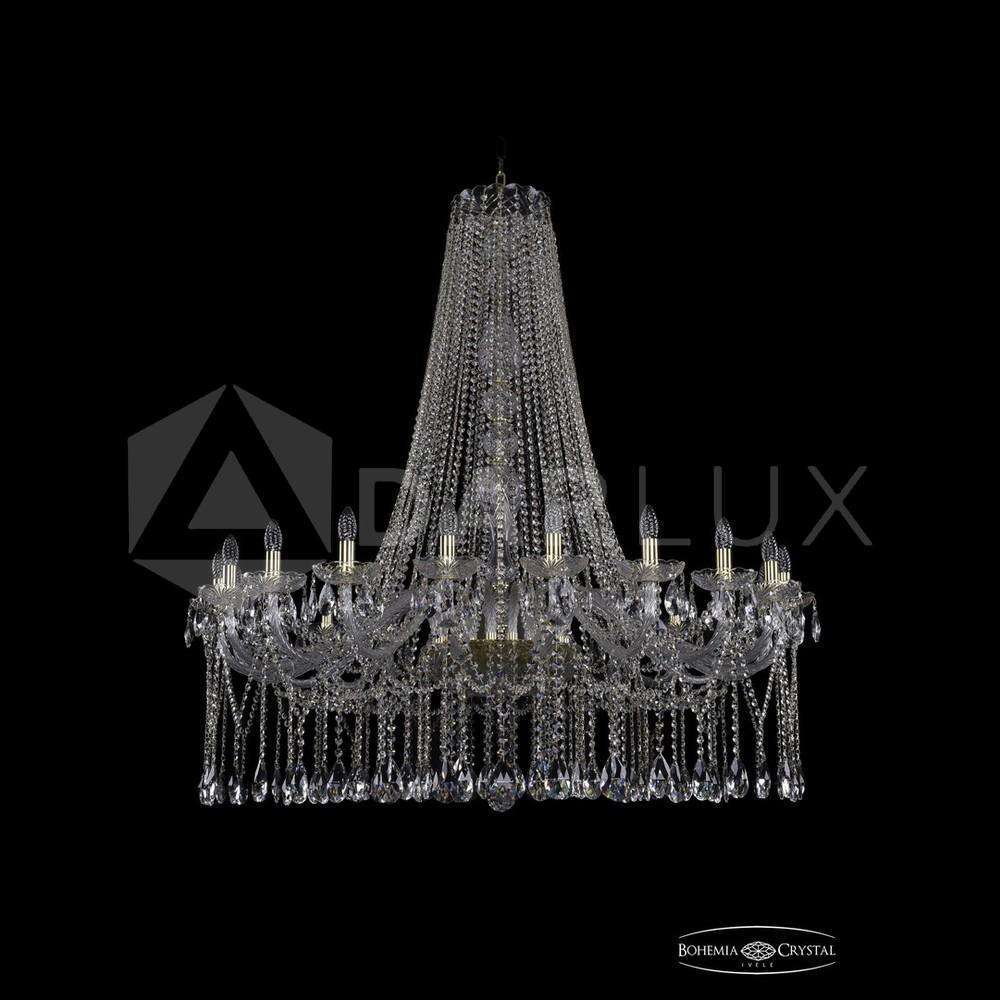 Люстра хрустальная 1413/20/460/h-136 G Bohemia Ivele Crystal
