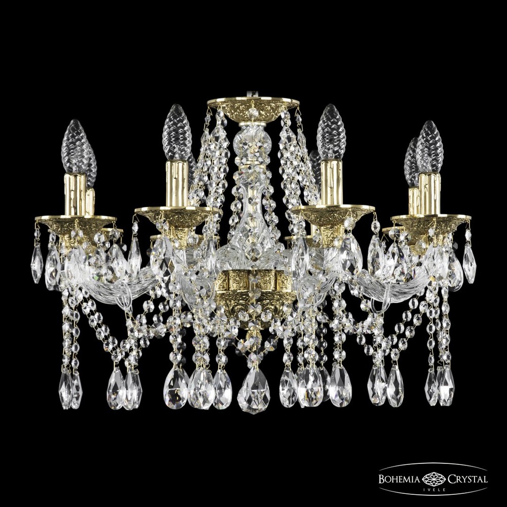Люстра хрустальная 16113/8/200 G Bohemia Ivele Crystal