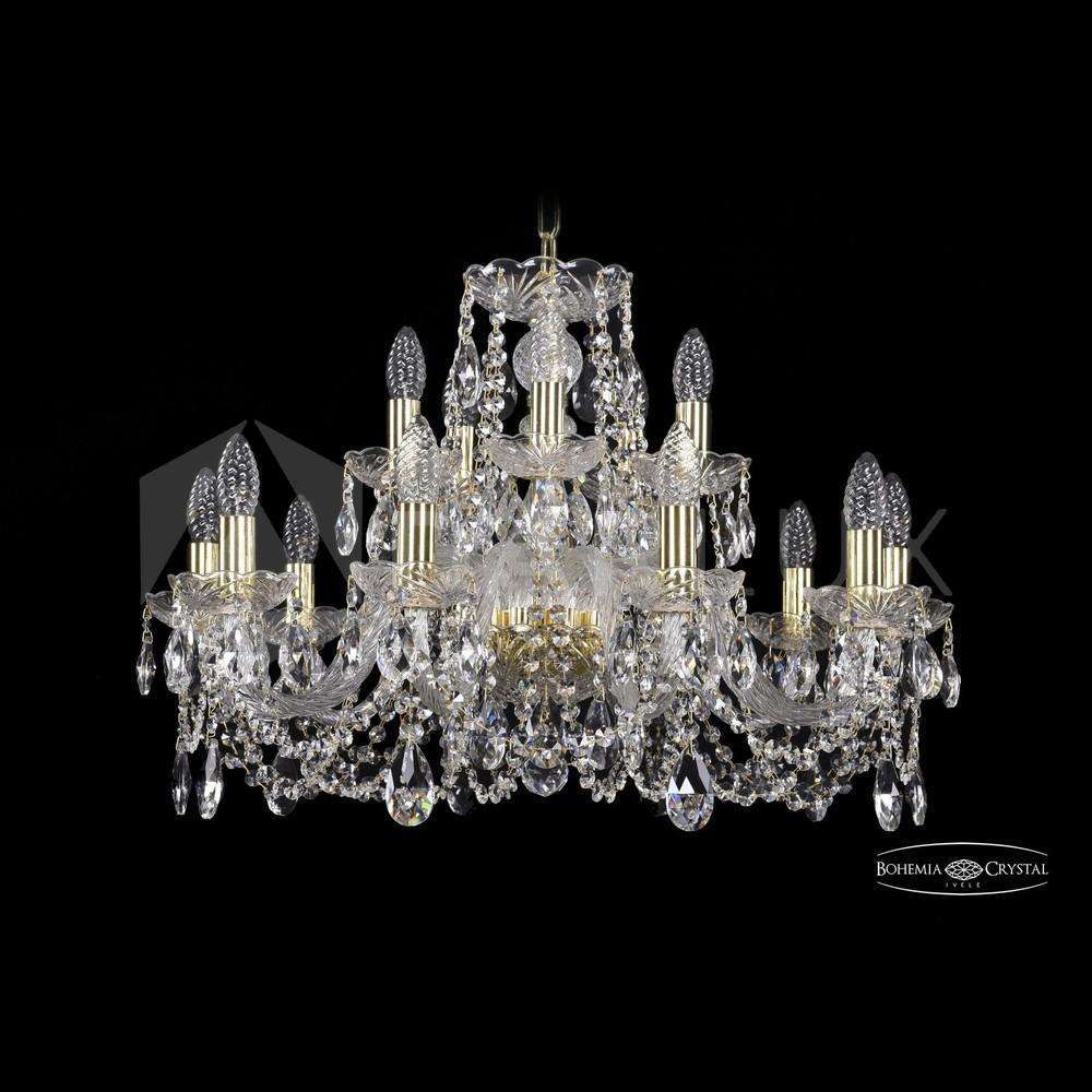 Люстра хрустальная 1402/10+5/240v G Bohemia Ivele Crystal