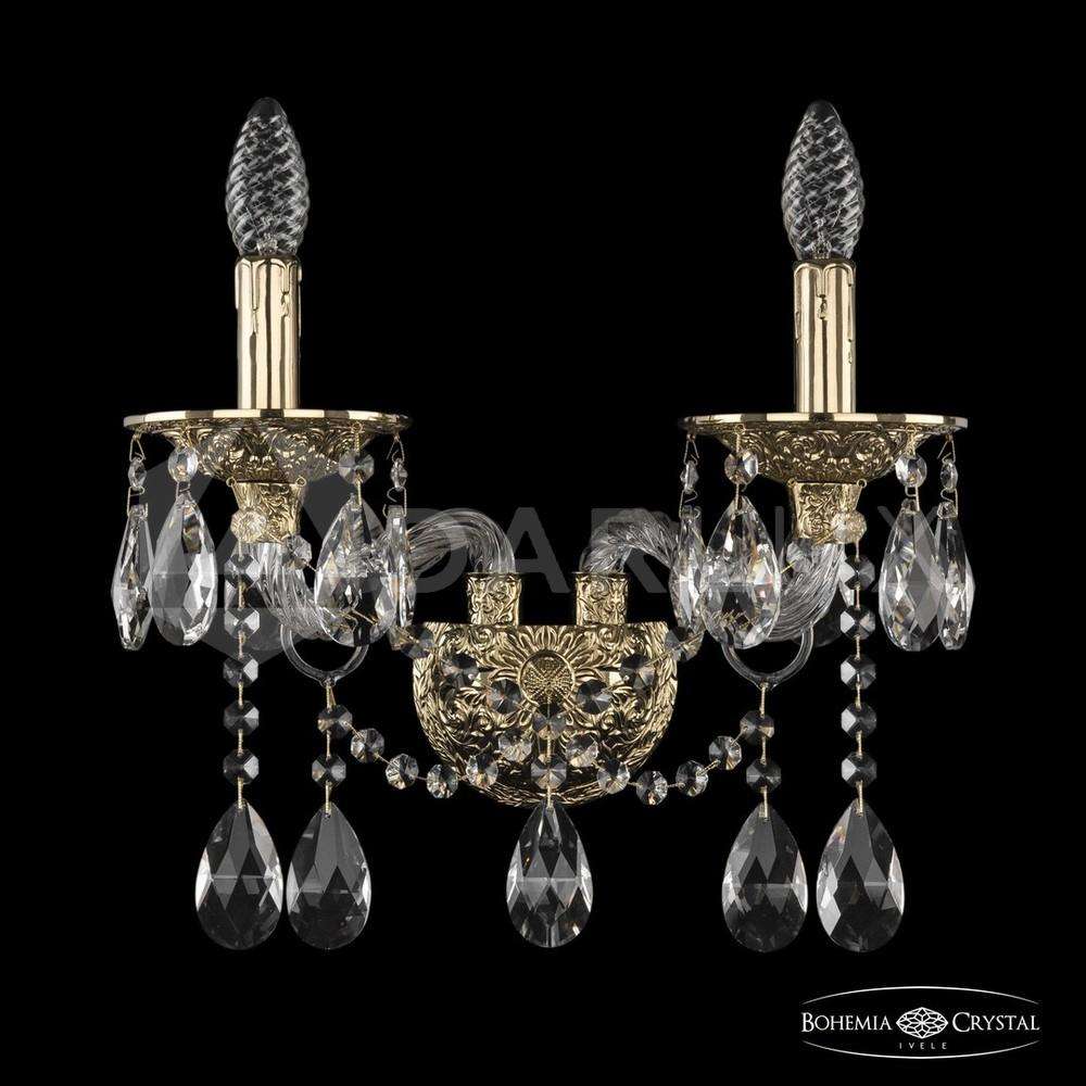 Бра хрустальные 16113B/2/165/XL G Bohemia Ivele Crystal