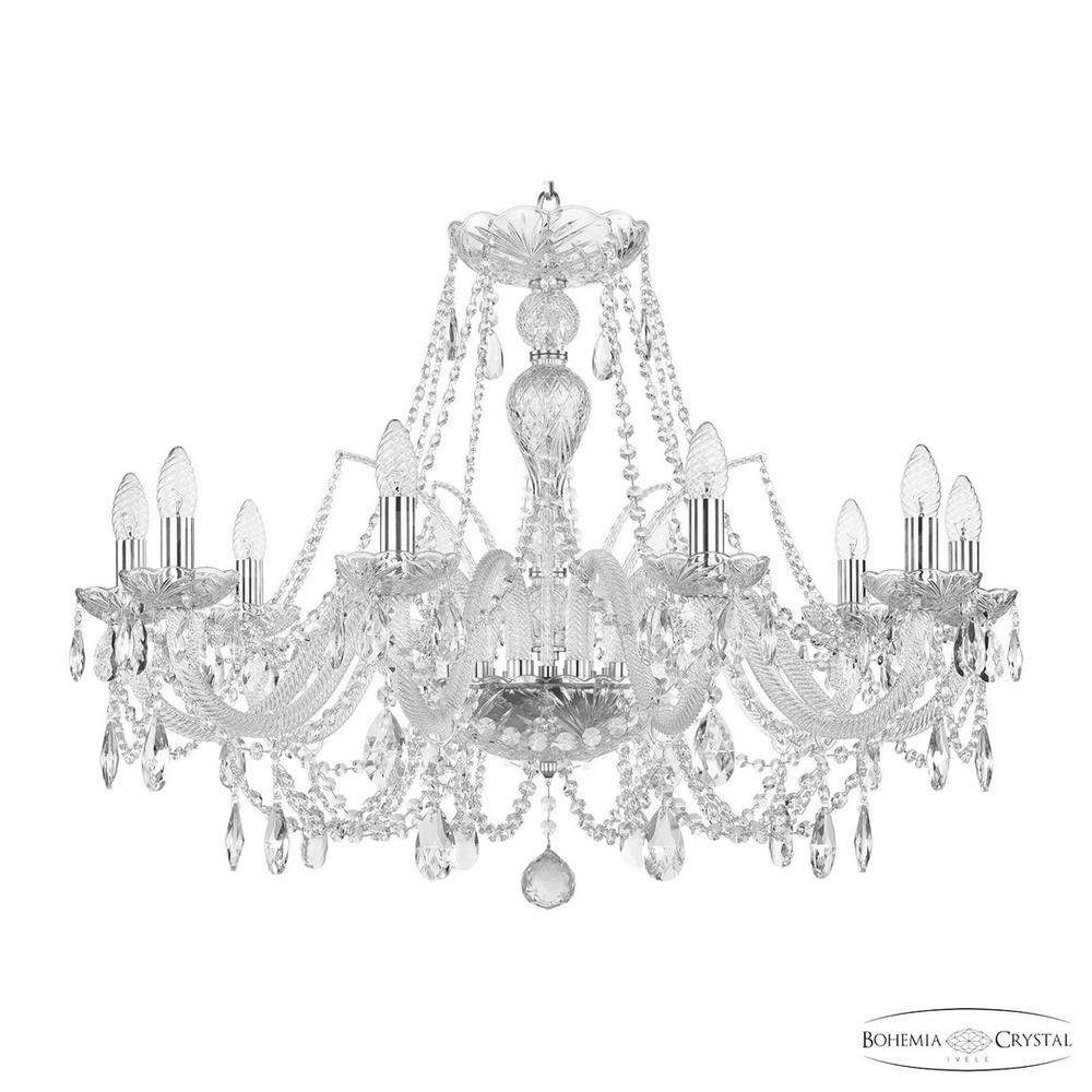 Люстра хрустальная 105/10/300 Ni Bohemia Ivele Crystal