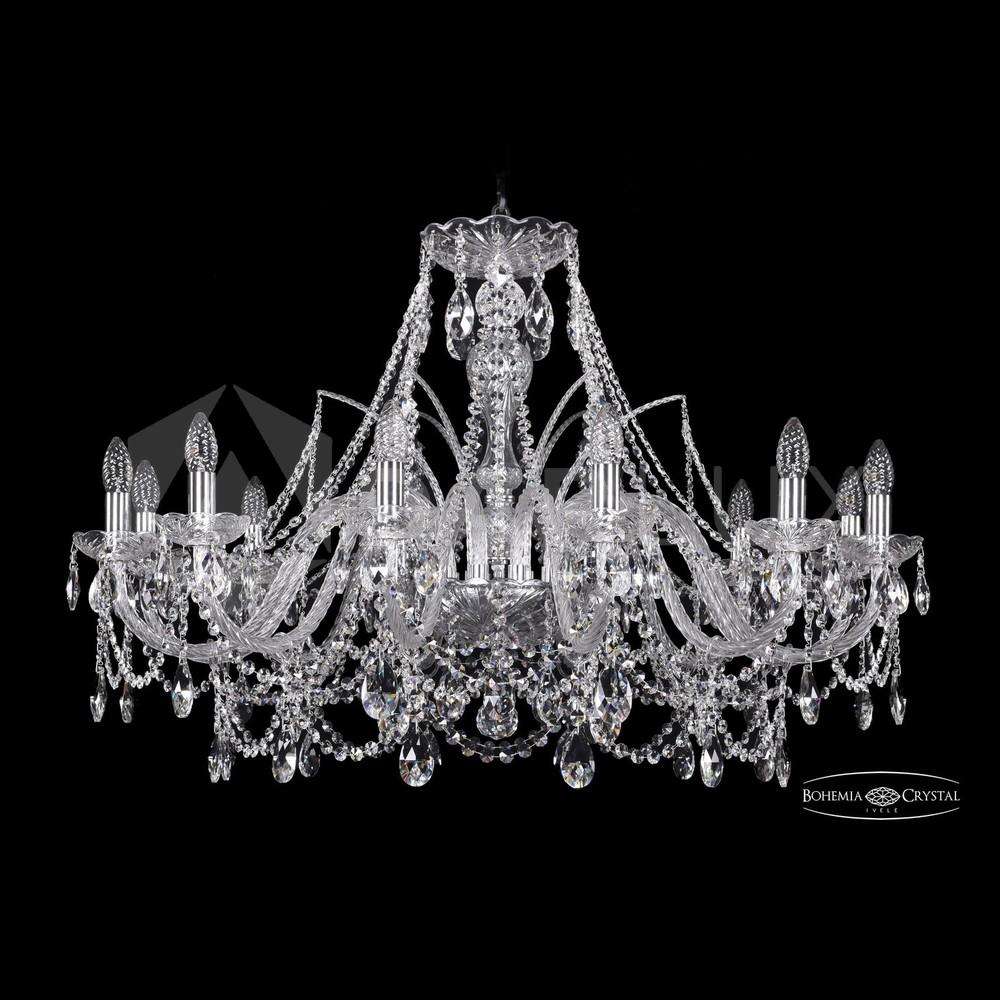Люстра хрустальная 1411/12/360 Ni Bohemia Ivele Crystal