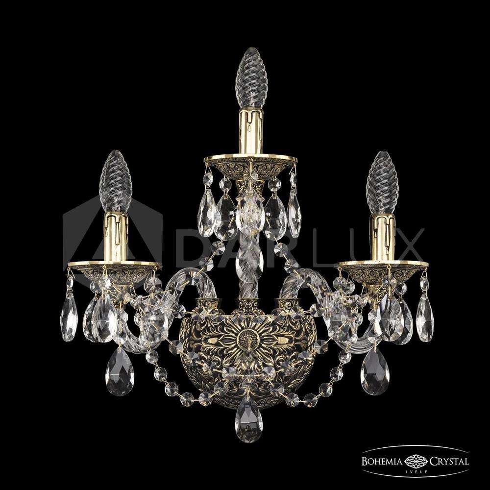 Бра хрустальные 16106B/2+1/141 GB Bohemia Ivele Crystal