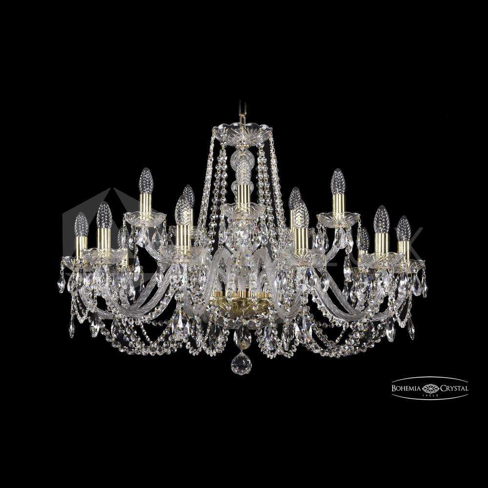 Люстра хрустальная 1402/10+5/300v G Bohemia Ivele Crystal