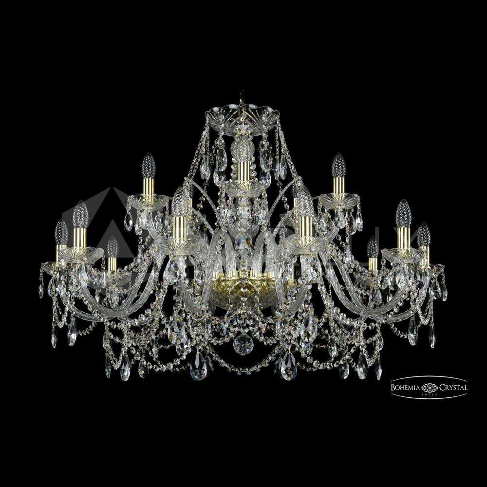 Люстра хрустальная 1411/10+5/360v G Bohemia Ivele Crystal