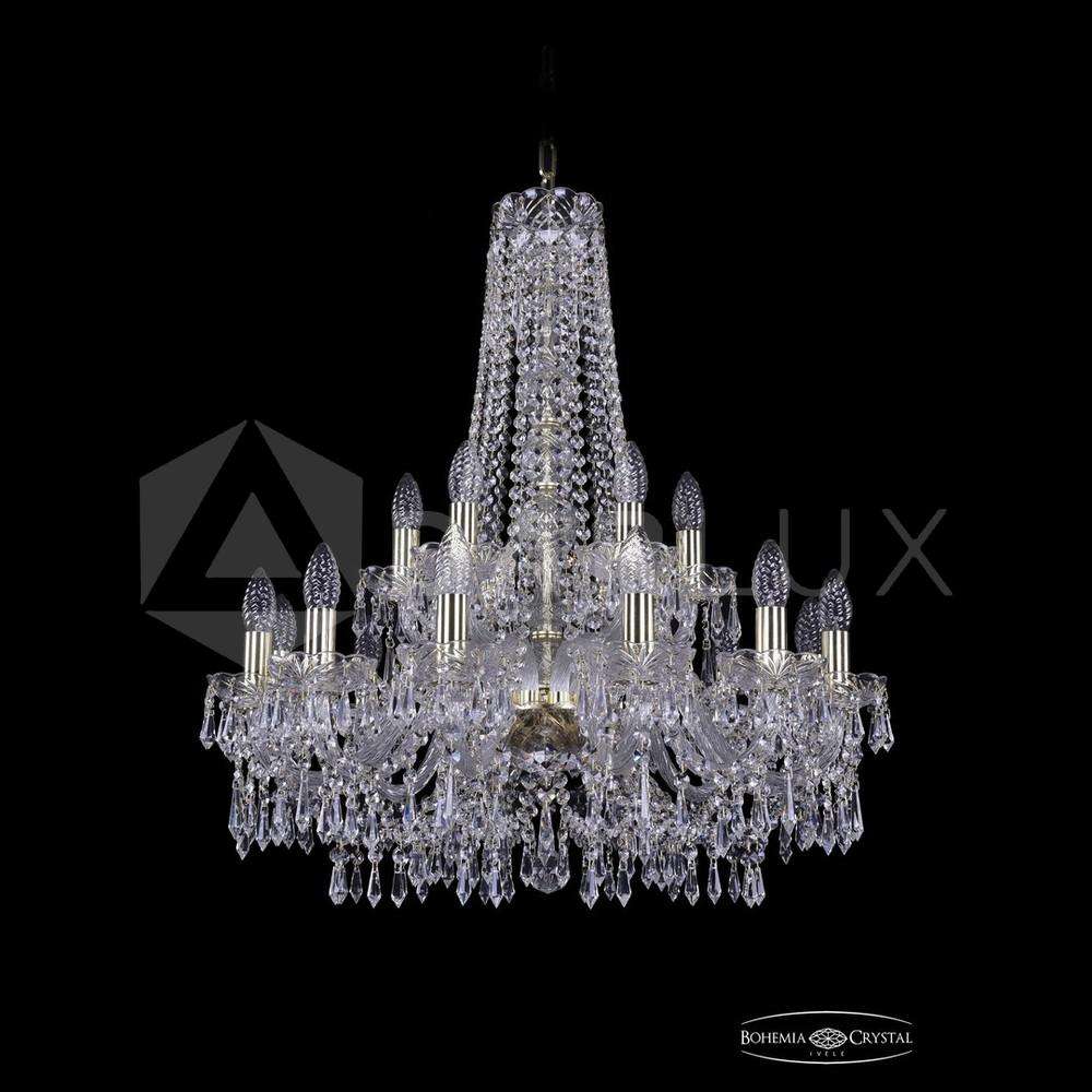 Люстра хрустальная 1403/12+6/240/h-76 G Bohemia Ivele Crystal