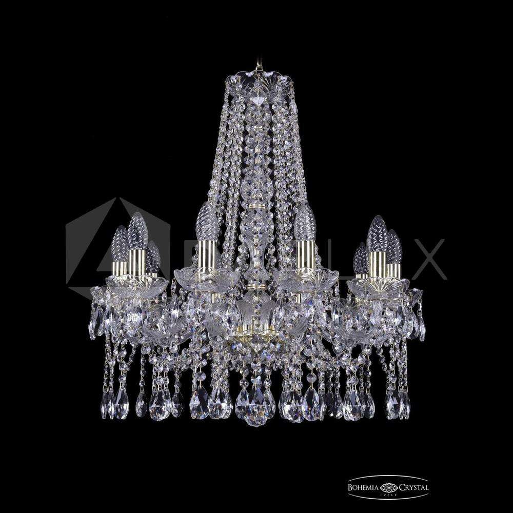 Люстра хрустальная 1413/10/200/h-60 G Bohemia Ivele Crystal