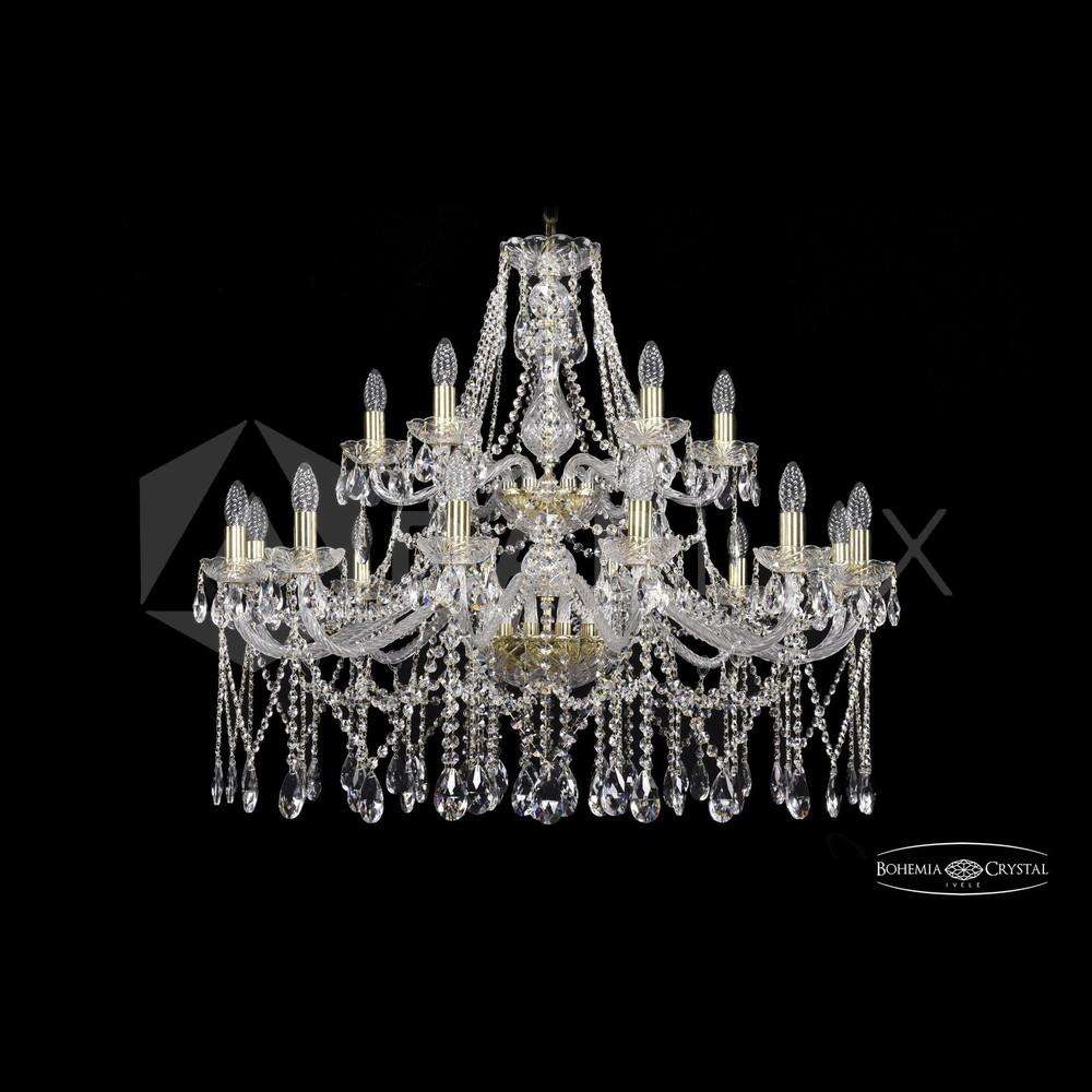 Люстра хрустальная 1413/12+6/360/2d G Bohemia Ivele Crystal
