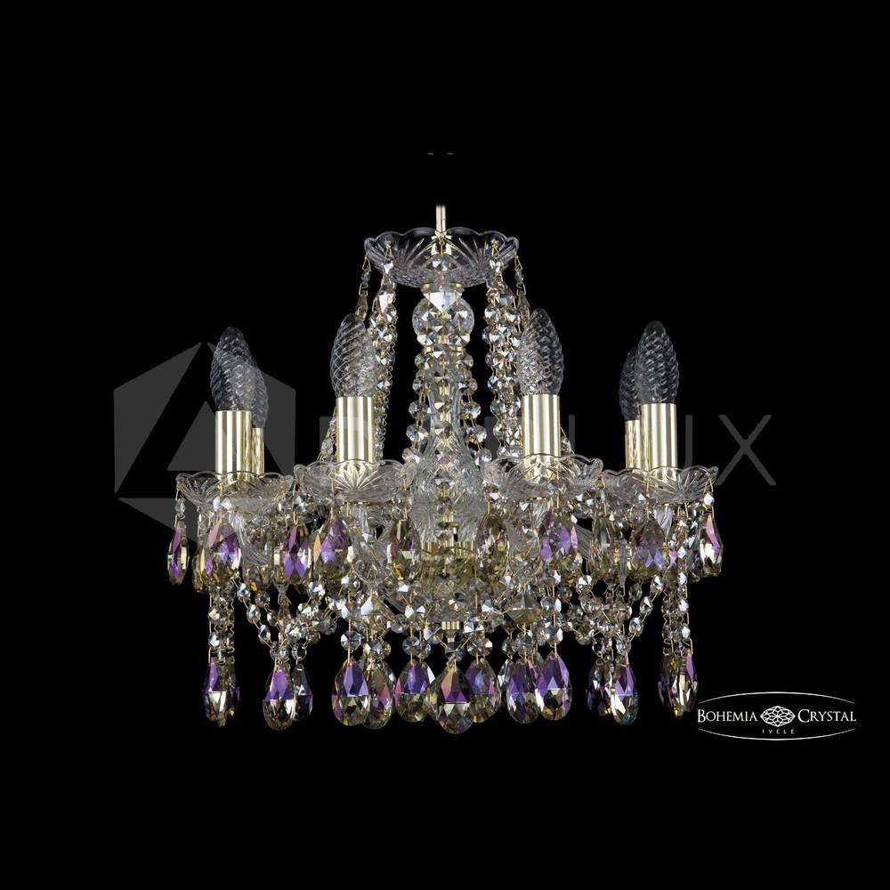 Люстра хрустальная 1413/8/141 G R801 Bohemia Ivele Crystal