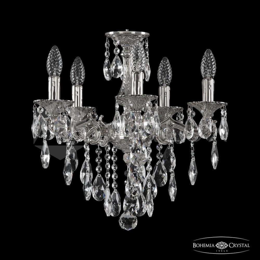 Люстра бронзовая 72102/5/125 B Ni Bohemia Ivele Crystal