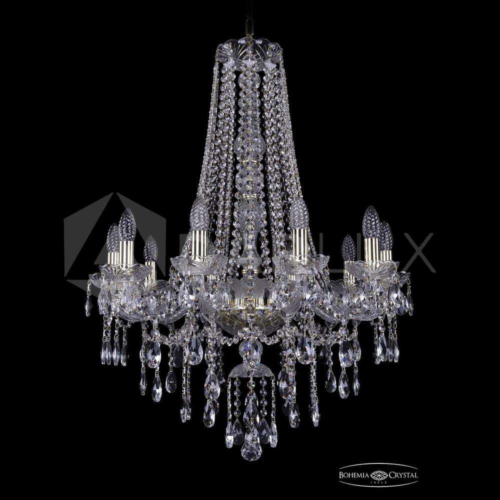 Люстра хрустальная 1415/10/220/h-85 G Bohemia Ivele Crystal