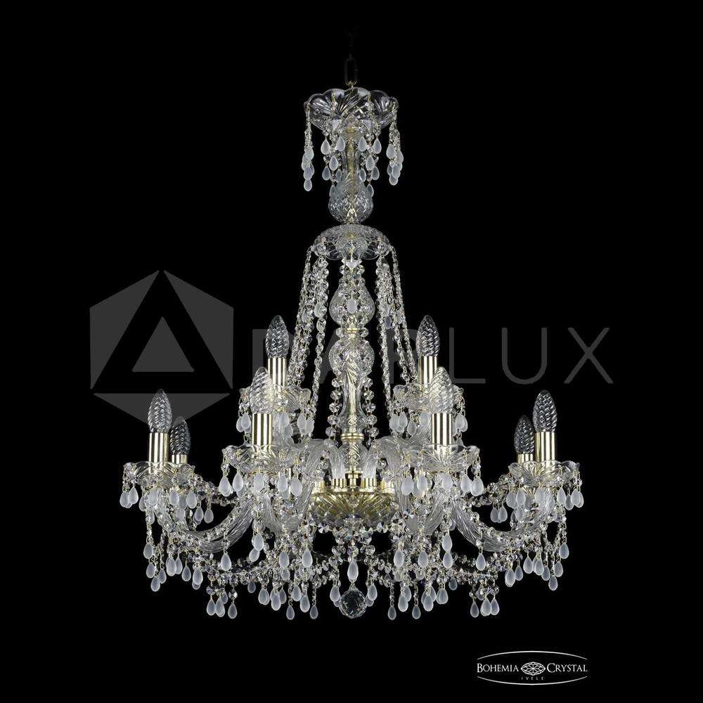 Люстра хрустальная 1410/8+4/240v/XL-80 G V0300 Bohemia Ivele Crystal