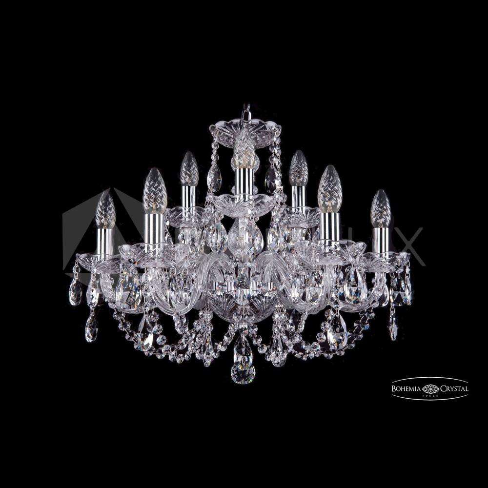 Люстра хрустальная 1406/6+3/195 Ni Bohemia Ivele Crystal