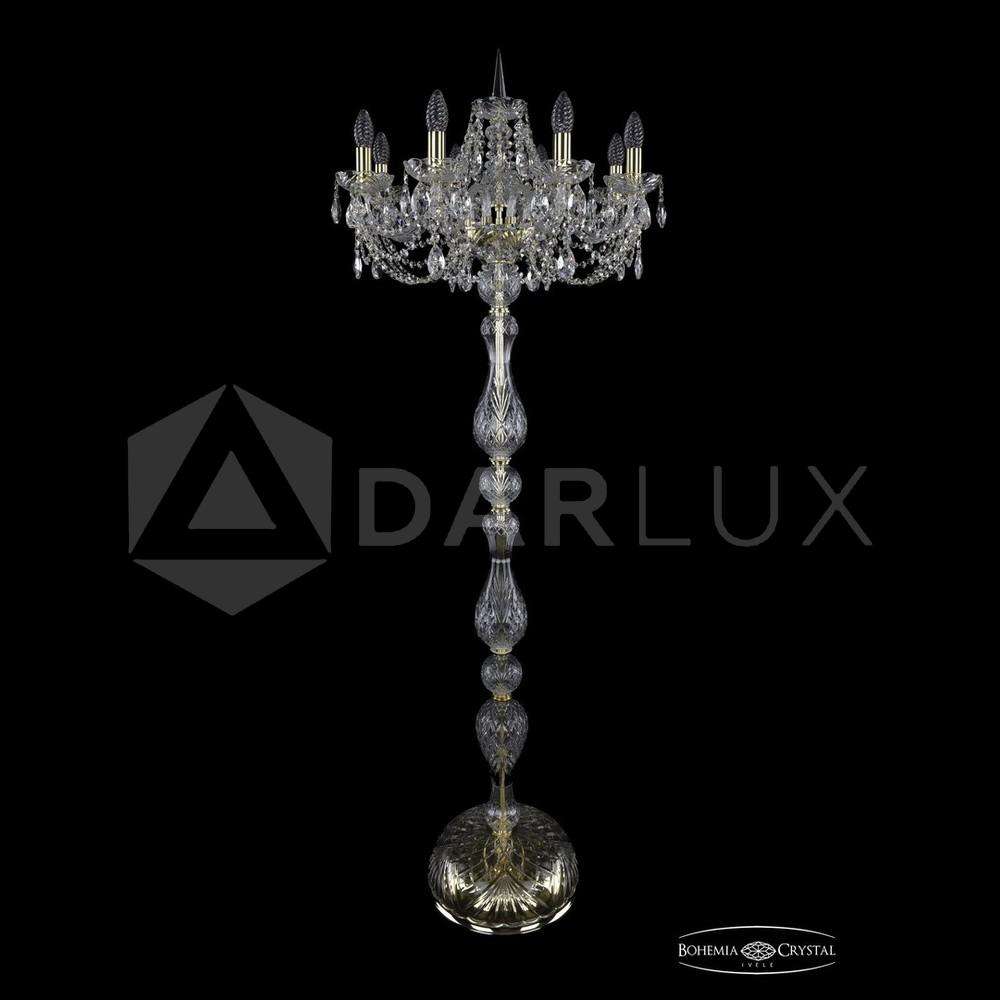 Торшер хрустальный 1406T1/8/195-160 G Bohemia Ivele Crystal