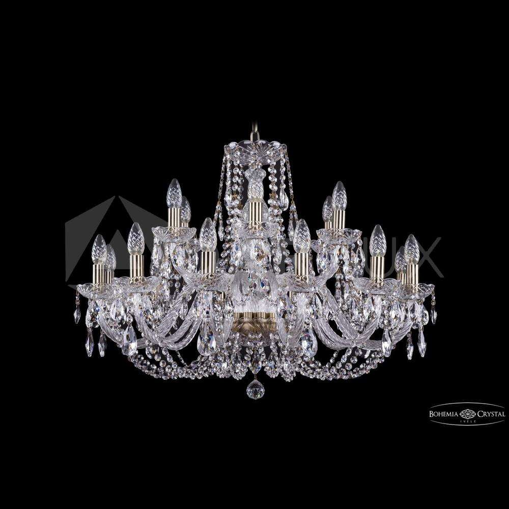 Люстра хрустальная 1406/12+6/300 Pa Bohemia Ivele Crystal