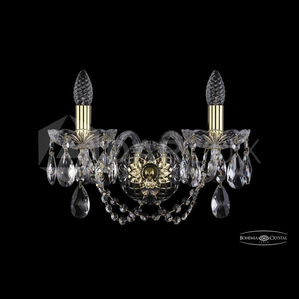 Бра хрустальные 1402B/2/160/XL G Bohemia Ivele Crystal