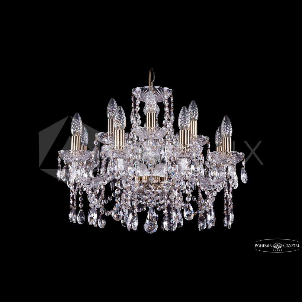 Люстра хрустальная 1413/8+4/200v Pa Bohemia Ivele Crystal