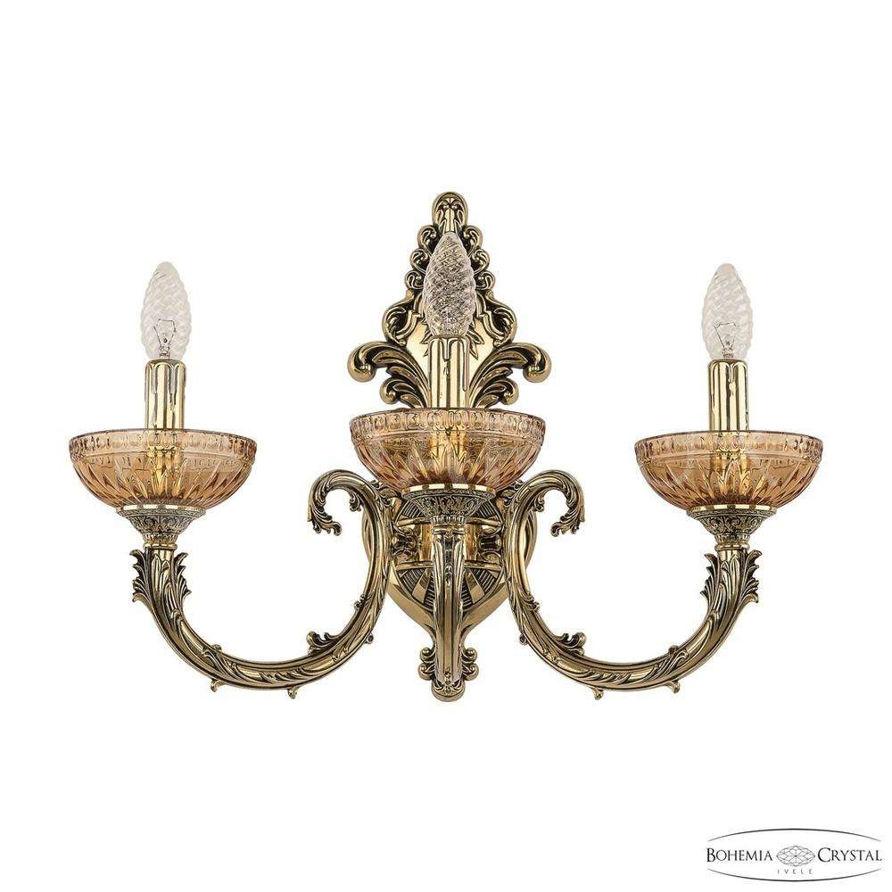 Бра бронзовые 7109B15/3/210 GB P Amber/M-1G Bohemia Ivele Crystal