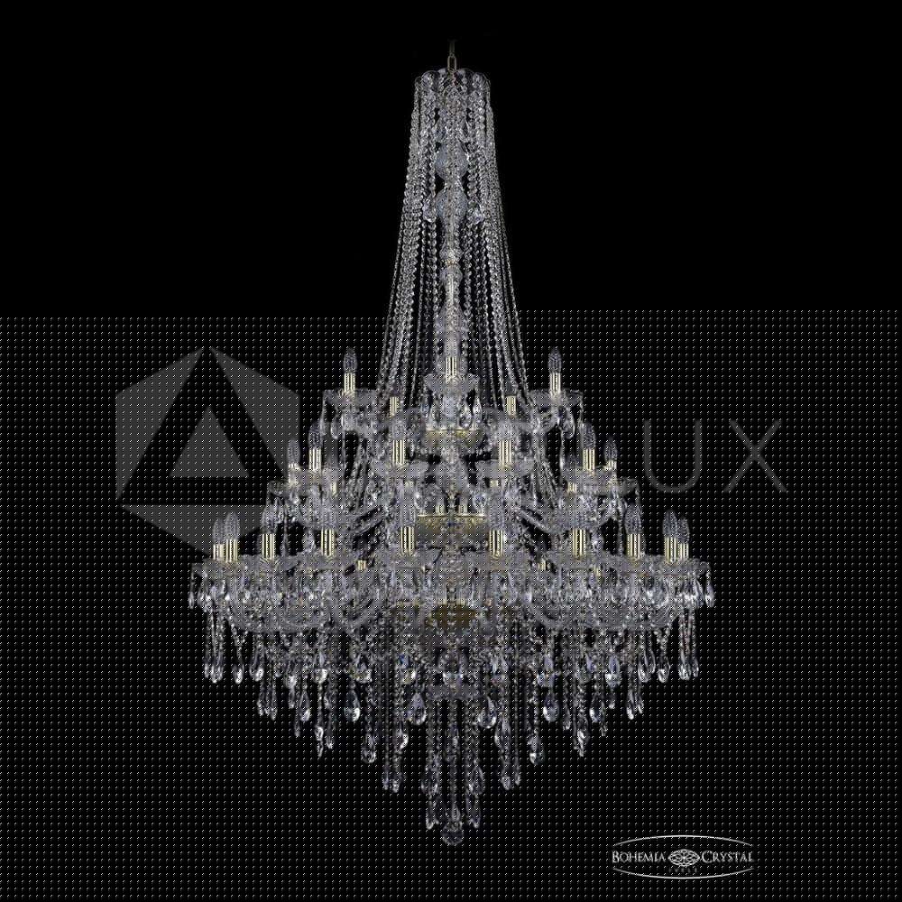 Люстра хрустальная 1415/20+10+5/400/h-182/3d G Bohemia Ivele Crystal