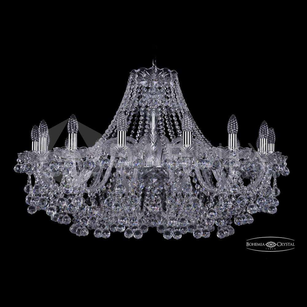 Люстра хрустальная 1409/16/360 Ni Bohemia Ivele Crystal