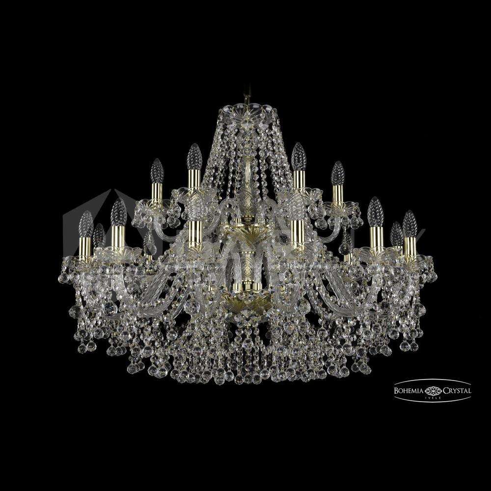 Люстра хрустальная 1409/12+6/300/2d G Bohemia Ivele Crystal
