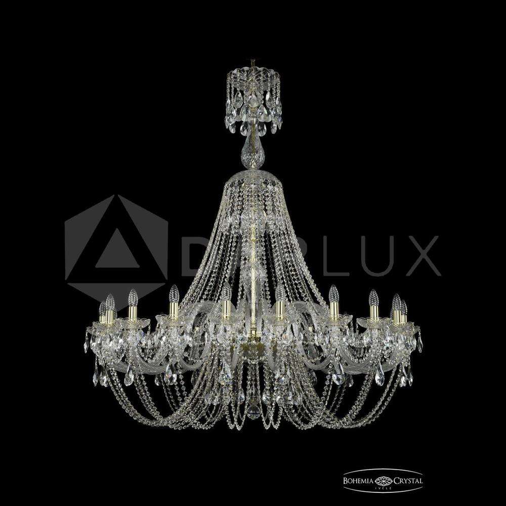 Люстра хрустальная 1406/20/460/XL-146 G Bohemia Ivele Crystal