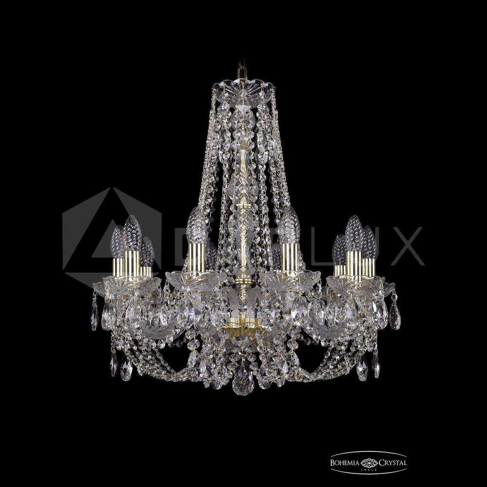 Люстра хрустальная 1406/10/195/h-58 G Bohemia Ivele Crystal