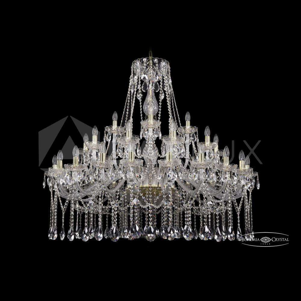 Люстра хрустальная 1413/20+10+5/460 G Bohemia Ivele Crystal