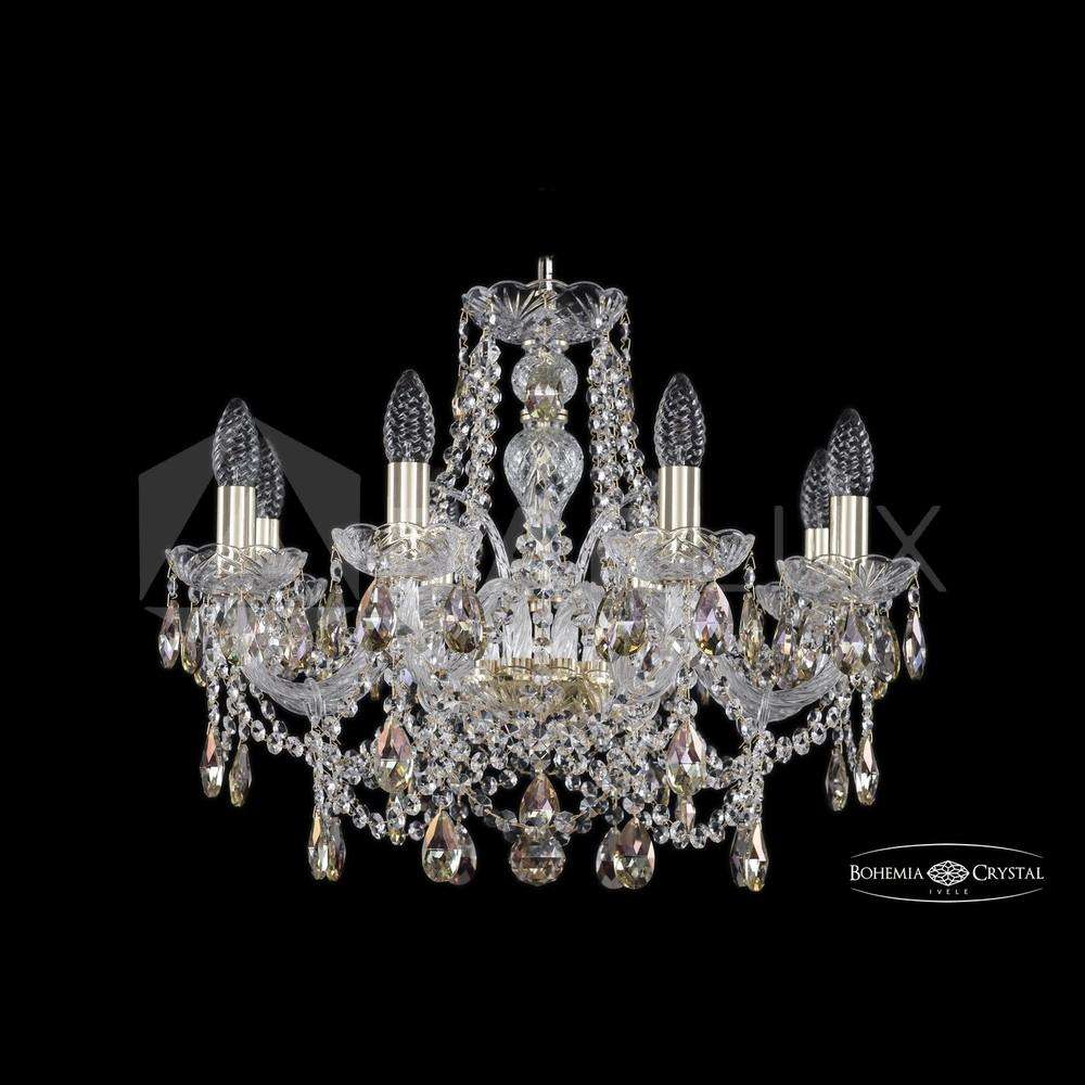 Люстра хрустальная 1411/8/195 G K801 Bohemia Ivele Crystal