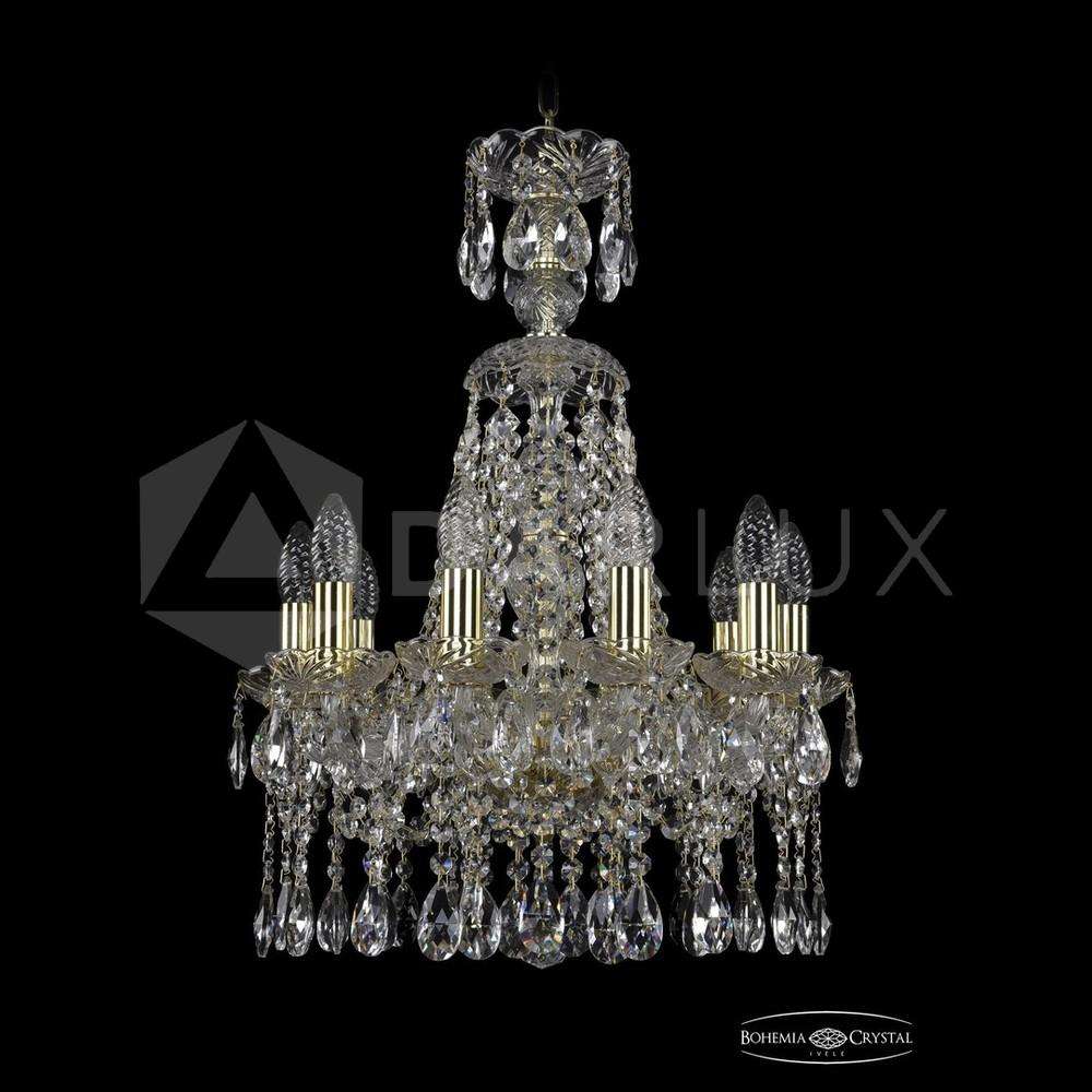 Люстра хрустальная 1413/10/141/XL-60 G Bohemia Ivele Crystal