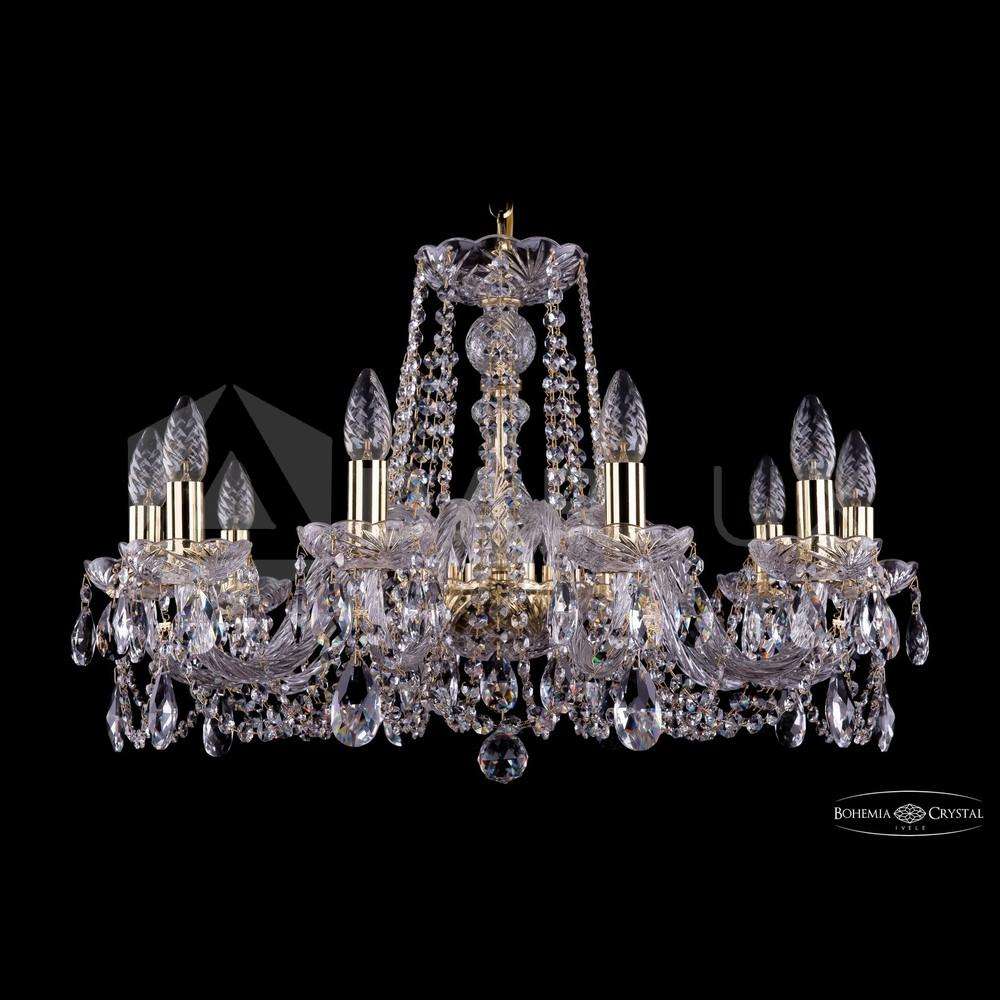 Люстра хрустальная 1402/10/240 G Bohemia Ivele Crystal