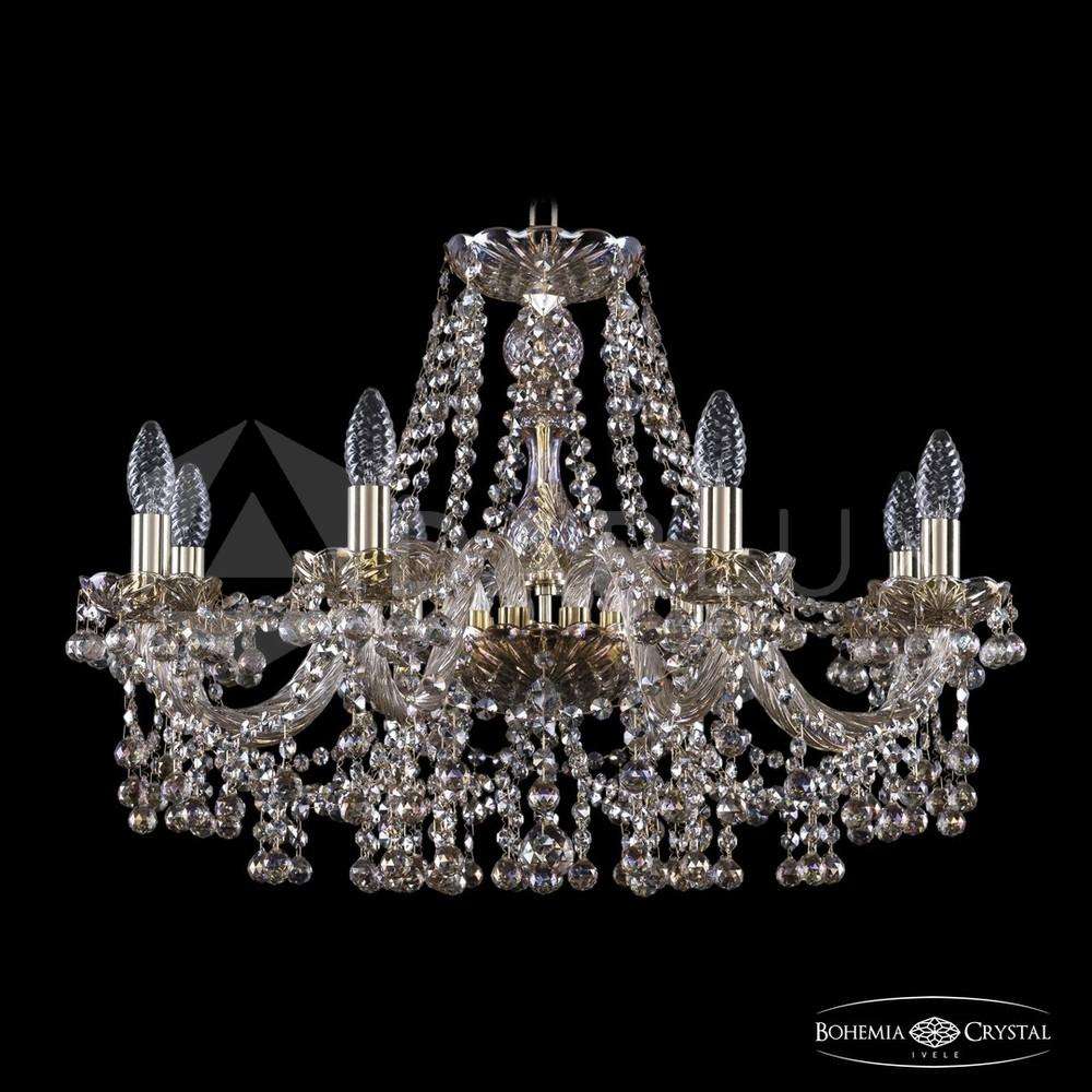 Люстра хрустальная 1409/8/240 G M801 Bohemia Ivele Crystal