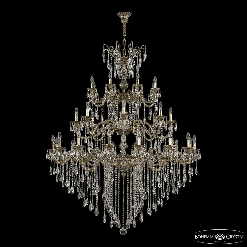 Люстра бронзовая 71104/16+8+8/550/3D B GB Y1 Bohemia Ivele Crystal