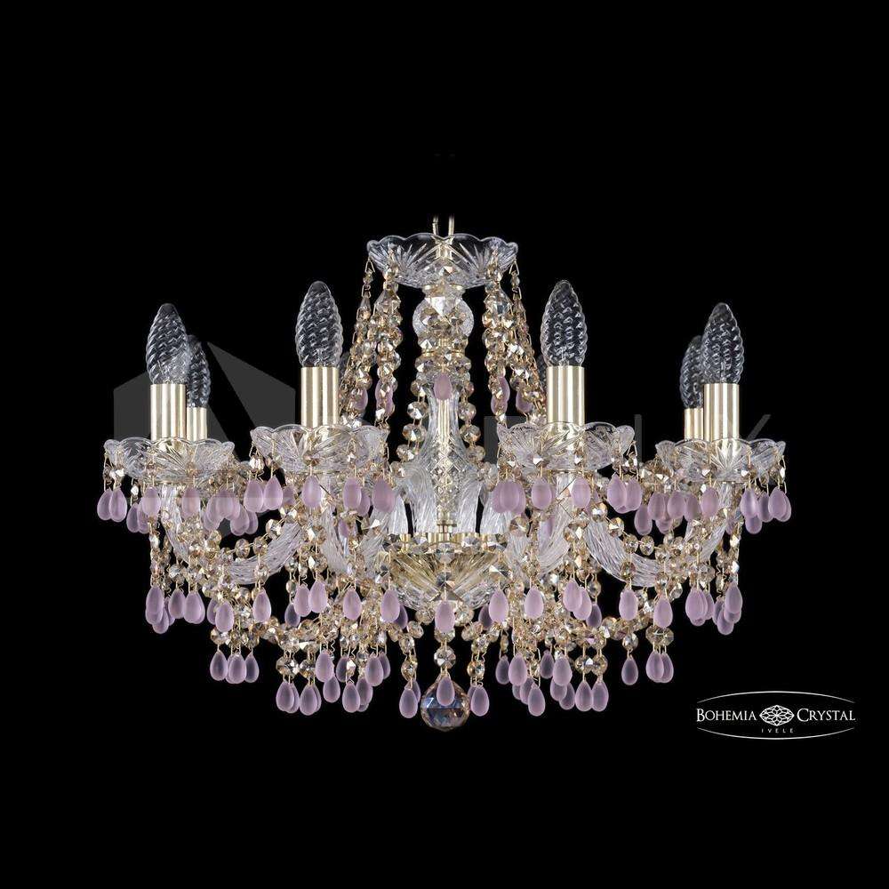 Люстра хрустальная 1410/8/195 G V7010 R777 Bohemia Ivele Crystal