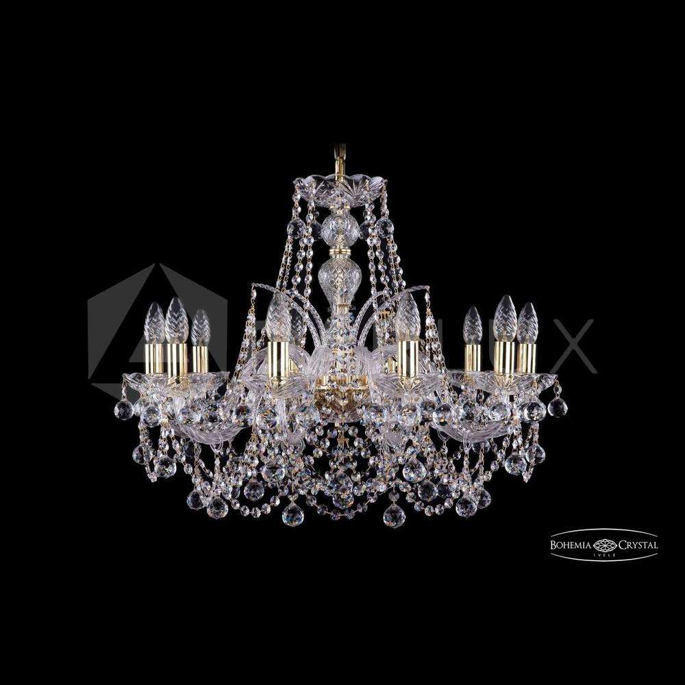 Люстра хрустальная 1411/10/240 G Balls Bohemia Ivele Crystal