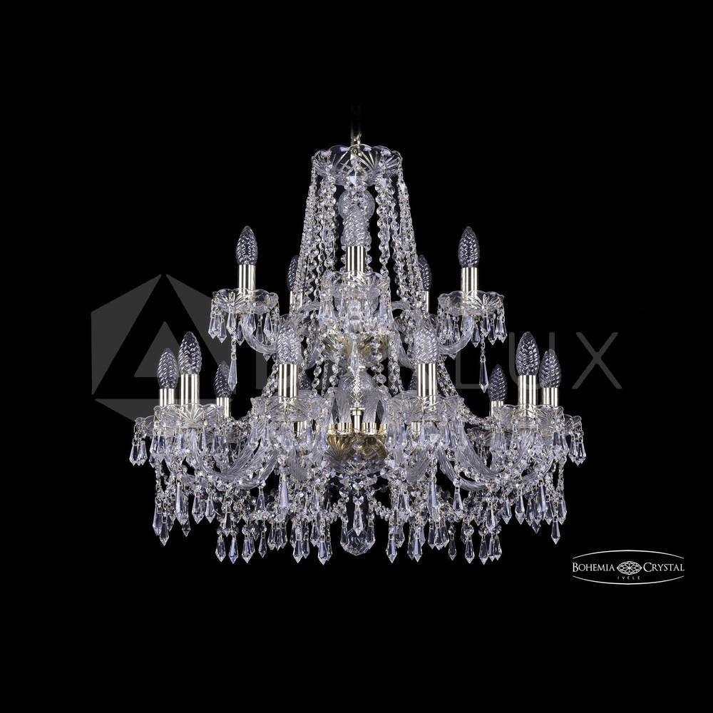 Люстра хрустальная 1403/10+5/240/2d G Bohemia Ivele Crystal