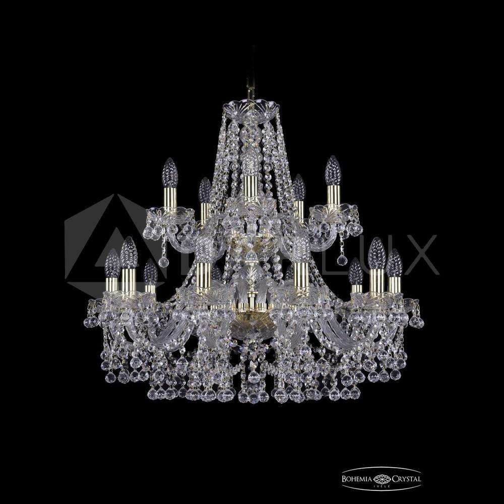 Люстра хрустальная 1409/10+5/240/2d G Bohemia Ivele Crystal