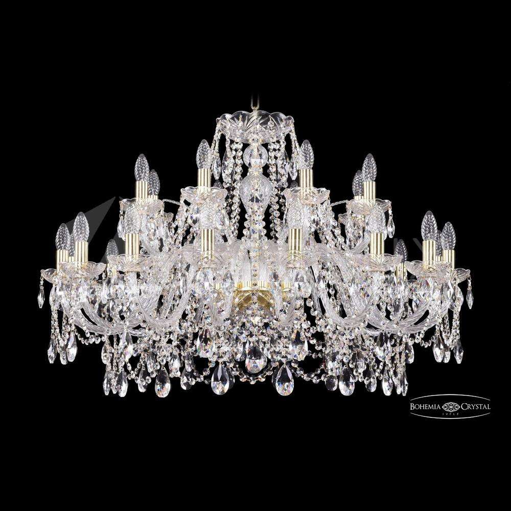 Люстра хрустальная 1411/16+8/360v G Bohemia Ivele Crystal