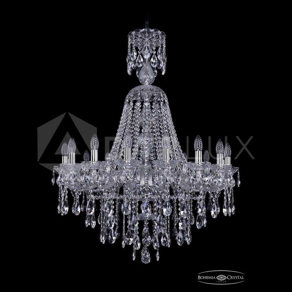 Люстра хрустальная 1415/16/300/XL-108 Ni Bohemia Ivele Crystal