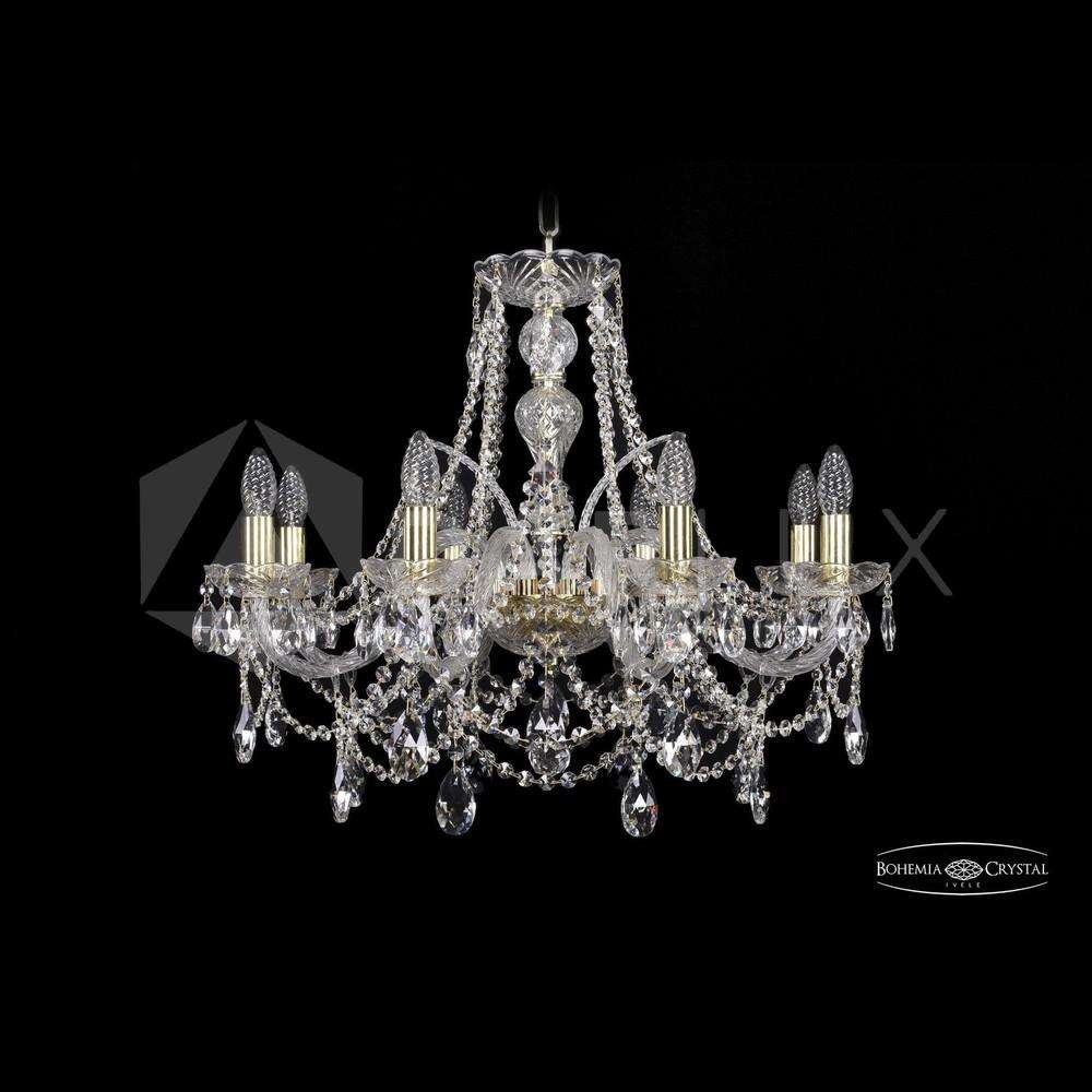 Люстра хрустальная 1411/8/240 G Bohemia Ivele Crystal
